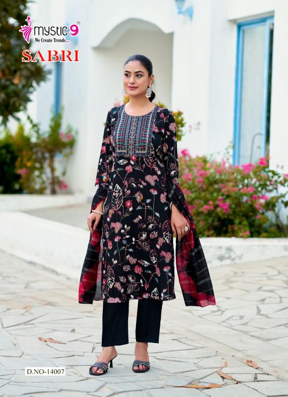 Mystic9 sabri vol 14 shree kurtis wholesale